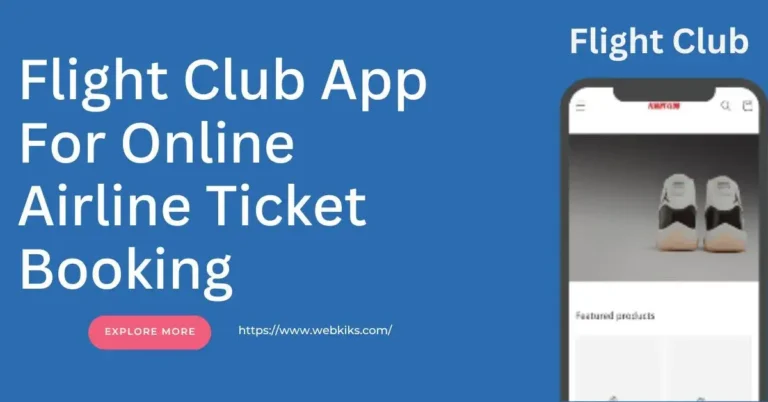Flight Club App For Online Airline Ticket Booking