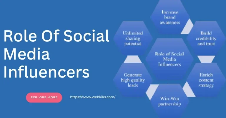 Role Of Social Media Influencers 