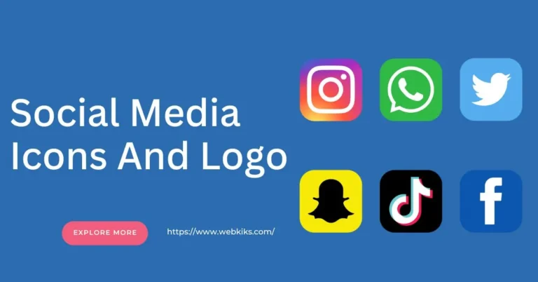 Social Media Icons And Logo