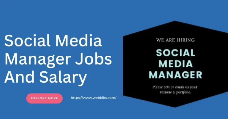 Social Media Manager Jobs And Salary